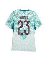 Portugali Vitinha #23 Vieraspaita Naisten MM-kisat 2026 Lyhythihainen